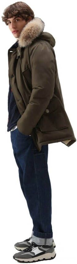 Woolrich Arctic Hooded Parka Groen Heren