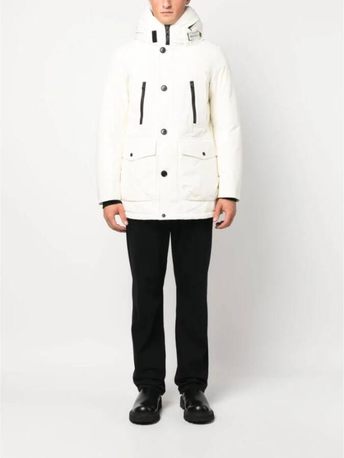 Woolrich Witte Donsjas voor Heren Wit Heren