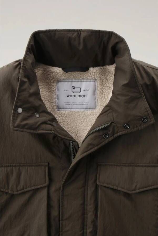 Woolrich Winterjassen Groen Heren