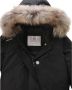 Woolrich Arctic Raccoon Parka Donna Cloth Bont Zwart Dames - Thumbnail 7