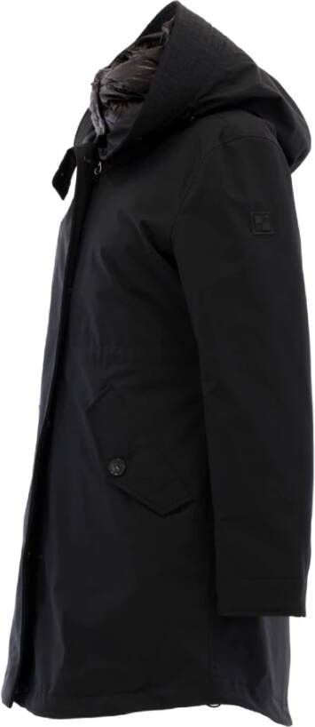 Woolrich Zwarte Jas Black Dames