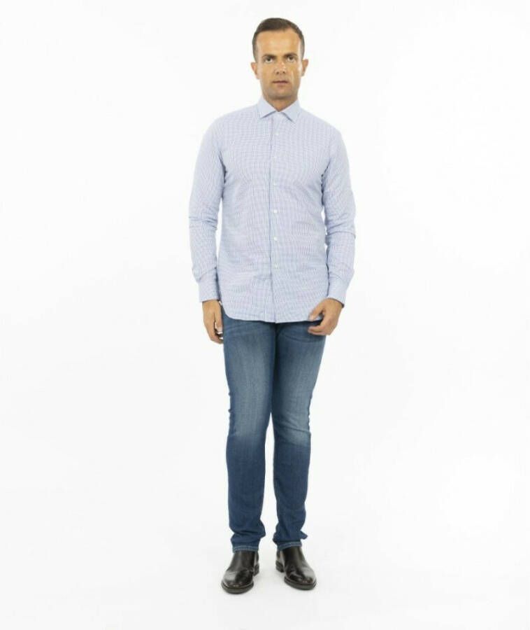 Xacus Alledaagse t-shirts Blauw Heren