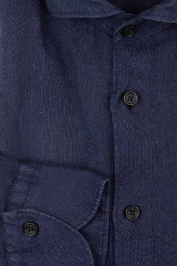 Xacus Casual overhemd Blauw Heren