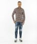 Xacus Alledaagse t-shirts Bruin Heren - Thumbnail 2