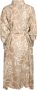 Xacus Witte Jurk met Grafische Print en Pofmouwen White Dames - Thumbnail 2