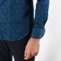 Xacus Bloemen-print shirt Blauw Heren - Thumbnail 2