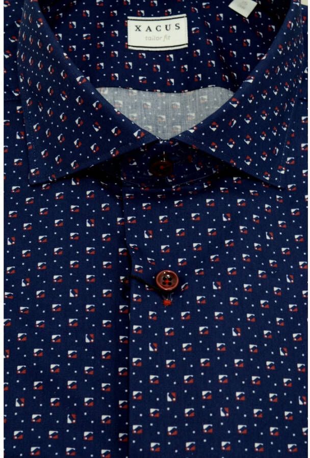 Xacus Shirt 1712705 Blauw Heren