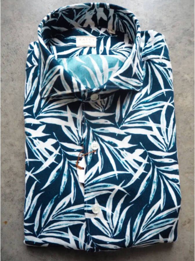 Xacus shirt Blauw Heren