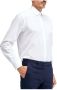 Xacus Twill Evolution Classic Fit massief kleurhals shirt White Heren - Thumbnail 2