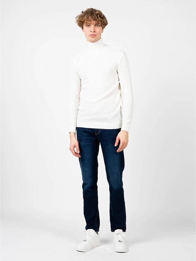 Xagon Man Round-neck Knitwear Beige Heren
