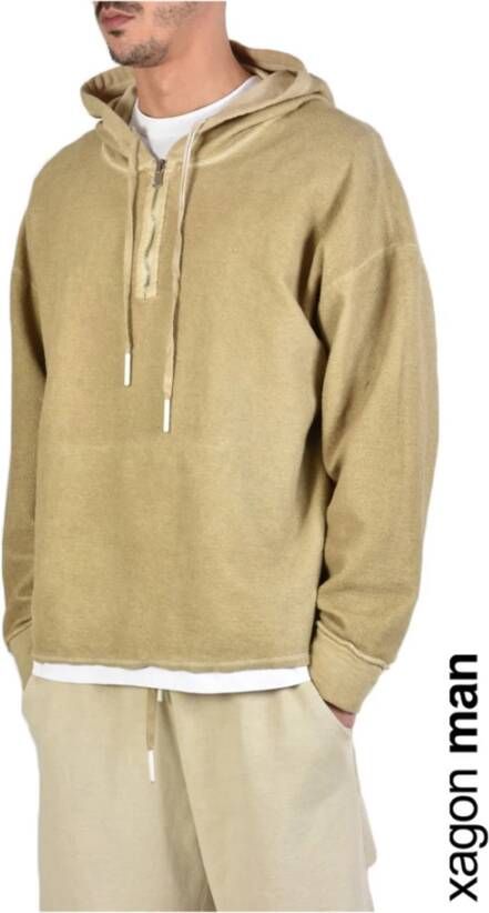 Xagon Man Sweatshirts Beige Heren