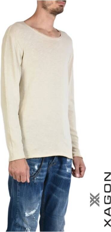 Xagon Man T-Shirts Beige Heren