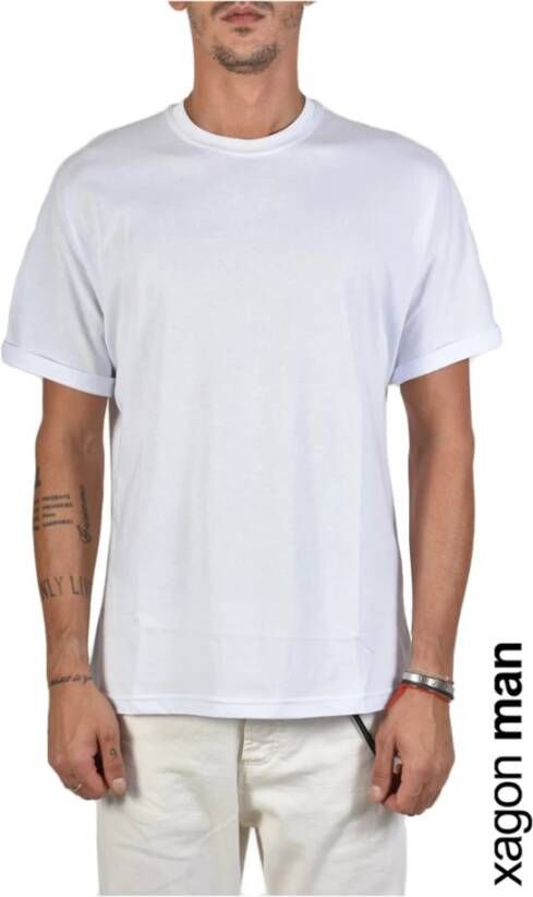 Xagon Man T-Shirts Wit Heren