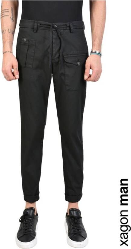 Xagon Man Trousers Zwart Heren