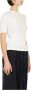Y-3 Core White Aansluitend T-shirt met Korte Mouwen White Dames - Thumbnail 2