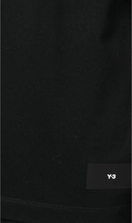 Y-3 Zwart Polo Shirt Zwart Heren