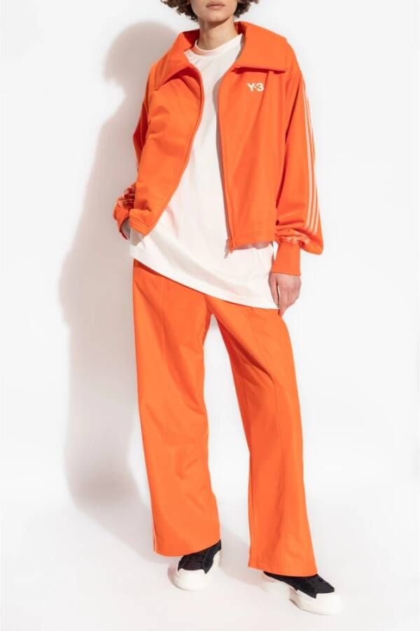 Y-3 Sweatshirt met opstaande kraag Oranje Dames