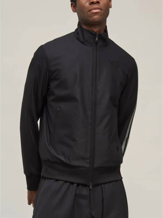Y-3 Upgrade je casual garderobe met deze zip-through sweatshirt Zwart Heren