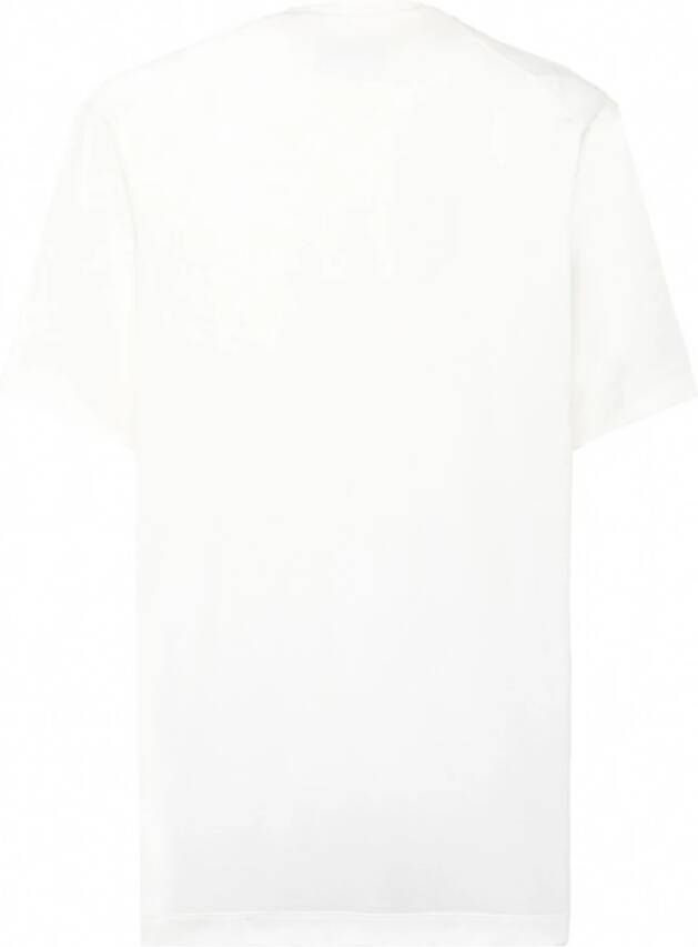 Y-3 Wit Katoenen T-Shirt met Iconisch Logo Wit Heren
