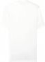 Y-3 Effengekleurd Katoenen Scoop Neck T-Shirt White Heren - Thumbnail 2
