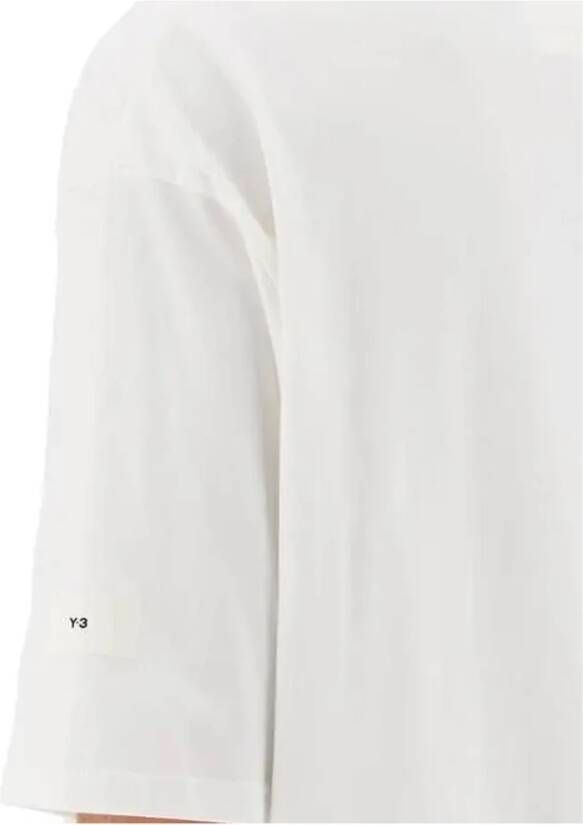 Y-3 Boxy Tee voor Heren Stijlvolle en Comfortabele T-Shirts Wit Heren