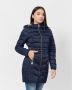 YES ZEE Blauwe Synthetische Jas voor Dames Blue Dames - Thumbnail 2
