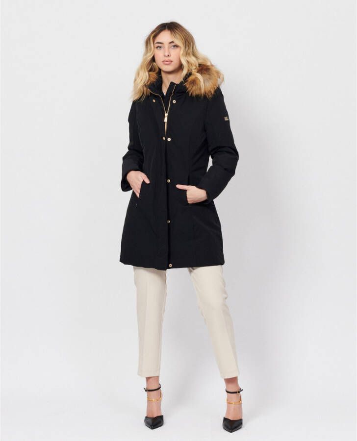 YES ZEE Coats Zwart Dames