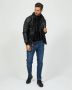 YES ZEE Zwarte polyethyleenjas met afneembare binnenkant Black Heren - Thumbnail 2