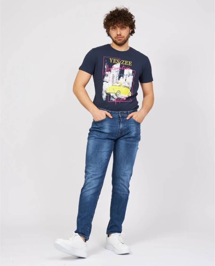 YES ZEE Jeans Blauw Heren