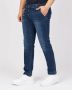YES ZEE Slim-Fit Chino-Style Jeans met Stijlvolle Applicatie Blue Heren - Thumbnail 5