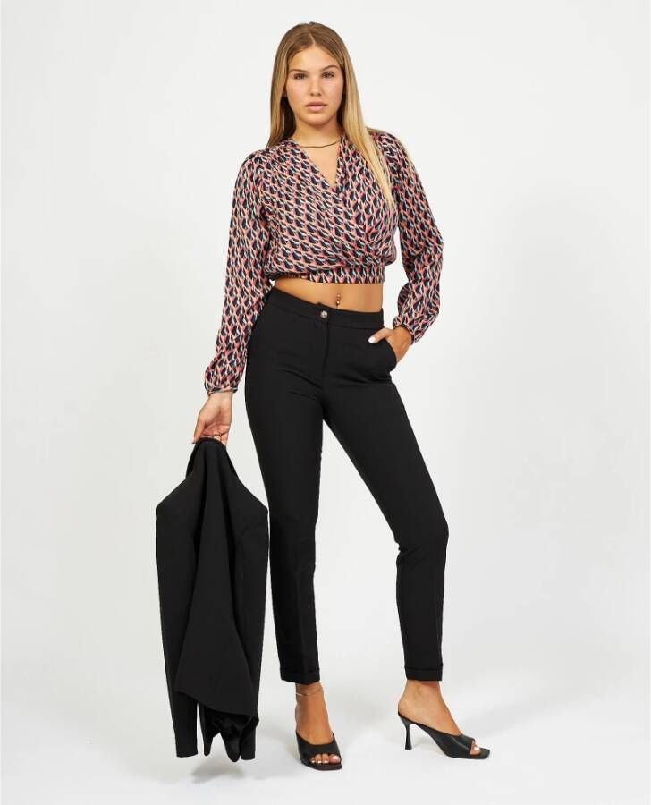YES ZEE Trousers Zwart Dames