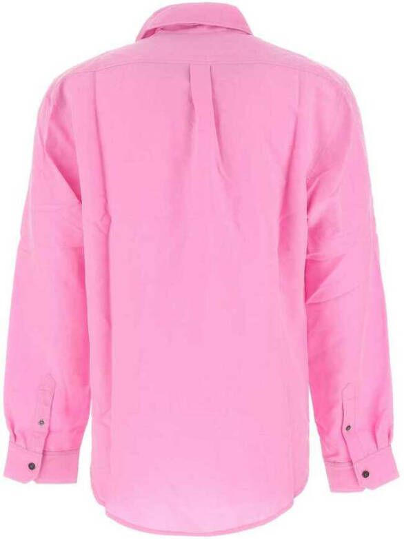 Y Project Roze cupro shirt Roze Heren