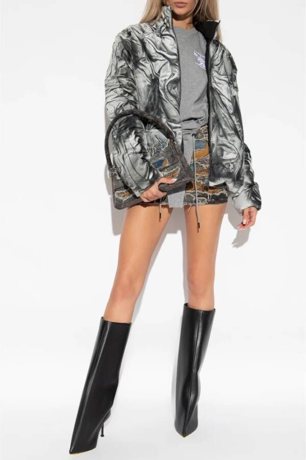 Y Project Oversized jas met logo Grijs Dames