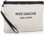 Yves Saint Laurent Vintage Pre-owned Canvas clutches White Dames - Thumbnail 2