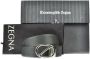 Ermenegildo Zegna Stijlvolle Zwarte Leren Portemonnee Black Heren - Thumbnail 2