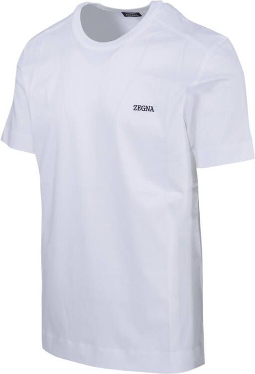 Z Zegna T-Shirt Wit Heren