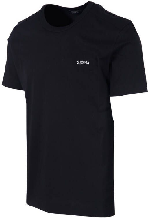 Z Zegna T-Shirts Zwart Heren