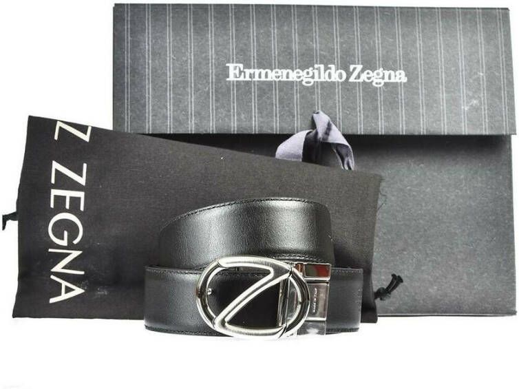 Z Zegna Zpj45F408 Belt Zwart Heren