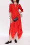 Zadig&Voltaire Asymmetrische jurk Rood - Thumbnail 7