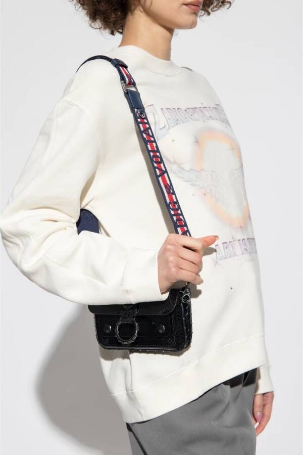 Zadig & Voltaire Kate portemonnee met schouderband Zwart Dames