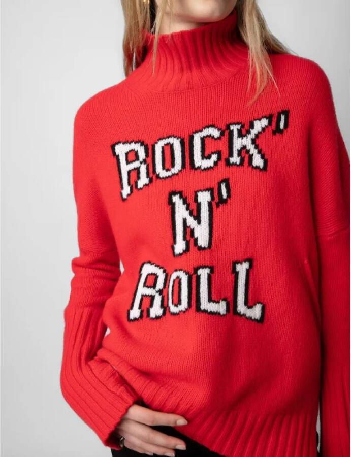 Zadig&Voltaire Intarsia trui Rood - Foto 3