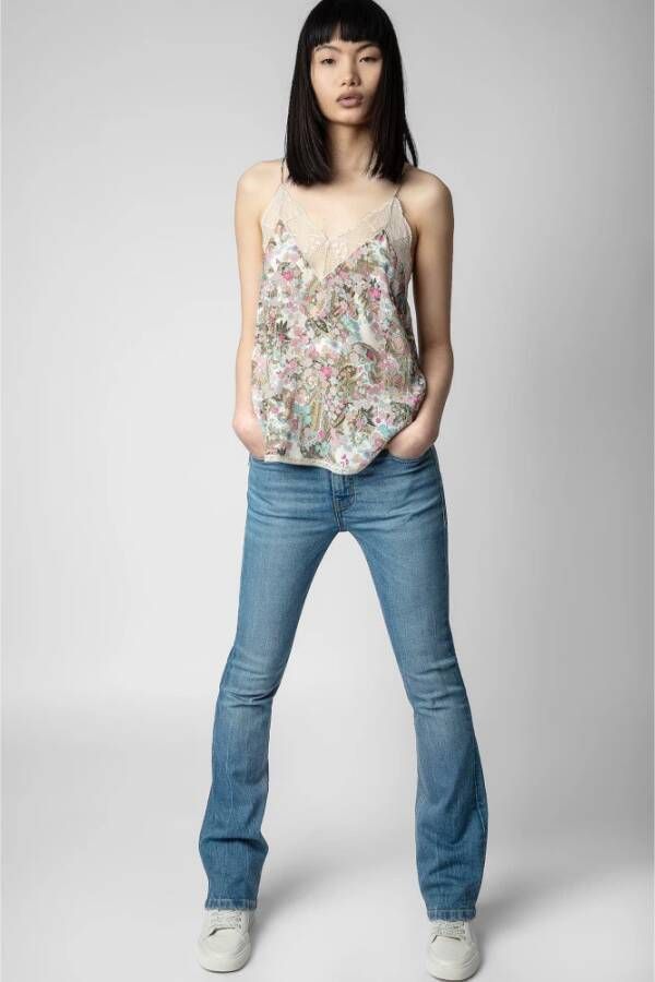 Zadig & Voltaire Mouwloos topje Beige Dames