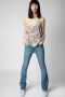 Zadig & Voltaire Delicate kantafwerking Fauna-print top Multicolor Dames - Thumbnail 2