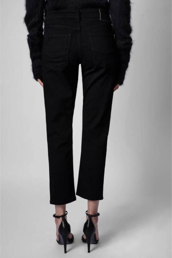 Zadig & Voltaire Straight Jeans Zwart Dames