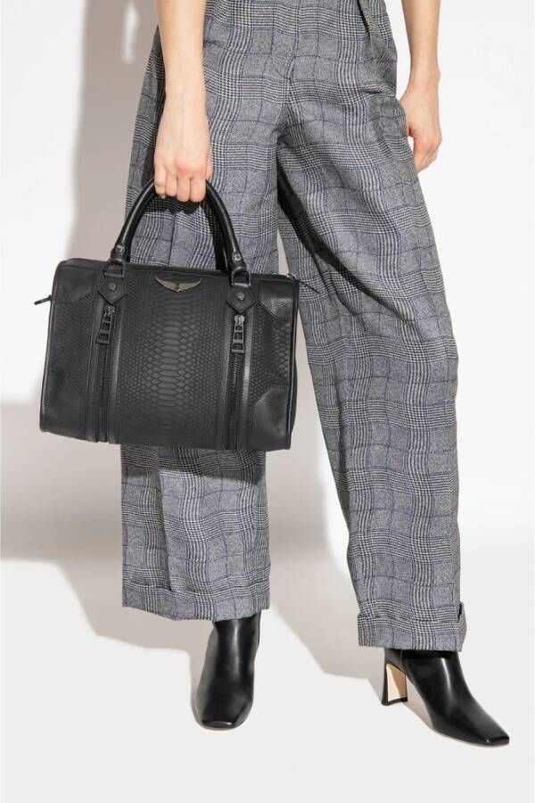 Zadig&Voltaire Shopper met slangenhuid-effect Zwart - Foto 6