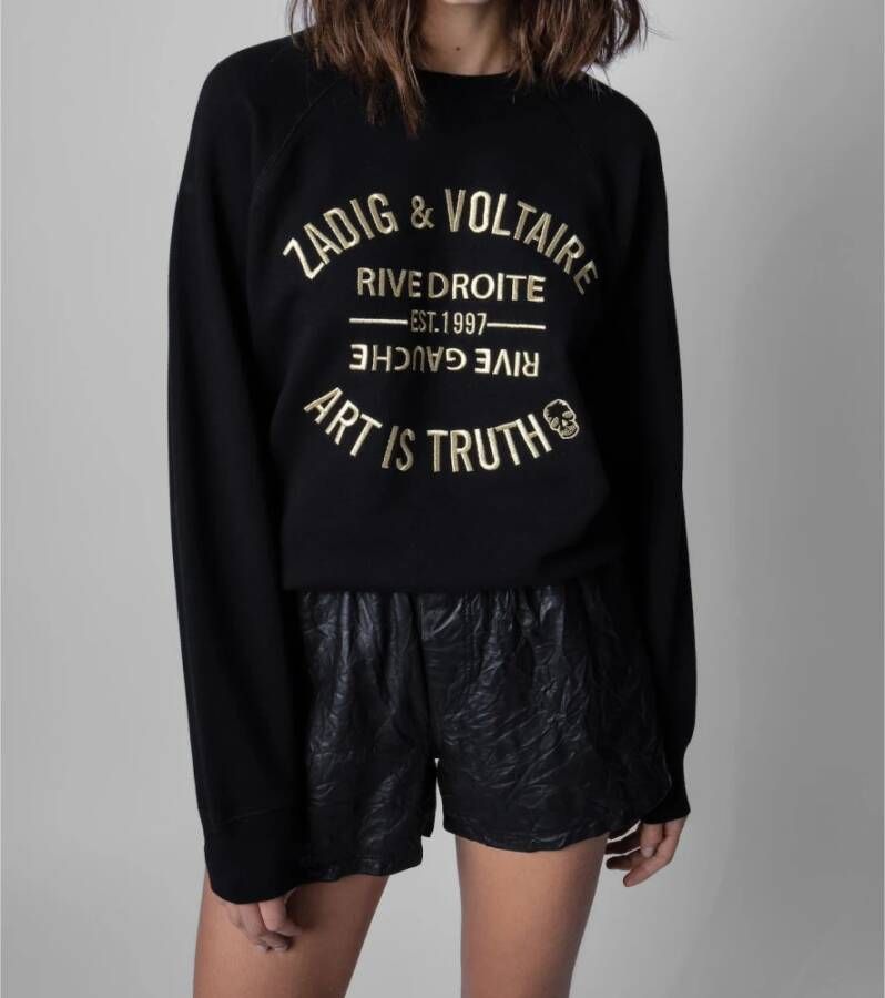 Zadig&Voltaire Sweater met borduurwerk Zwart - Foto 2