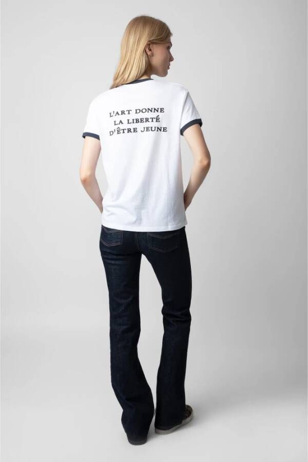 Zadig & Voltaire T-Shirts Wit Dames