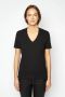 Zadig & Voltaire Zwarte V-hals T-shirt met Strass-details Black Dames - Thumbnail 2