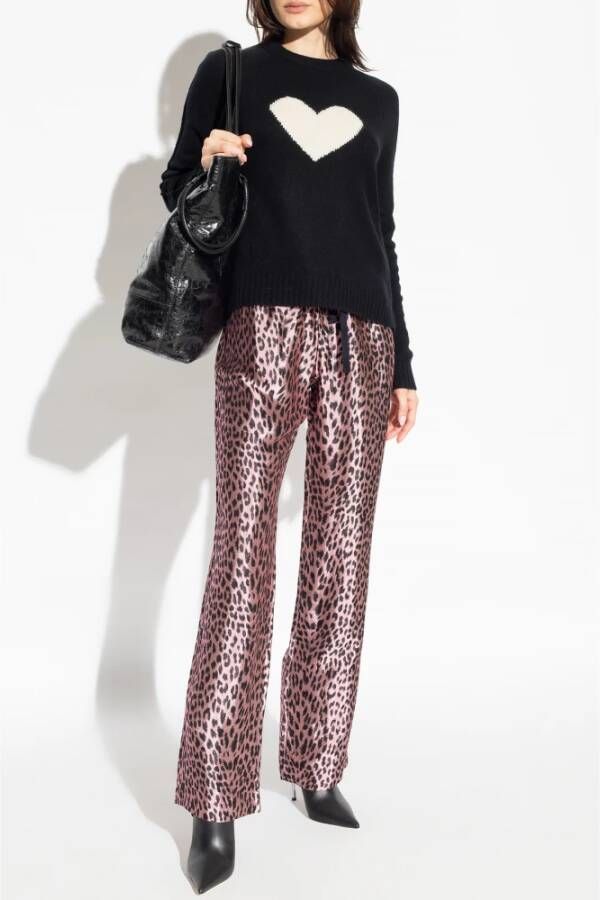 Zadig&Voltaire Broek met luipaardprint Roze - Foto 6
