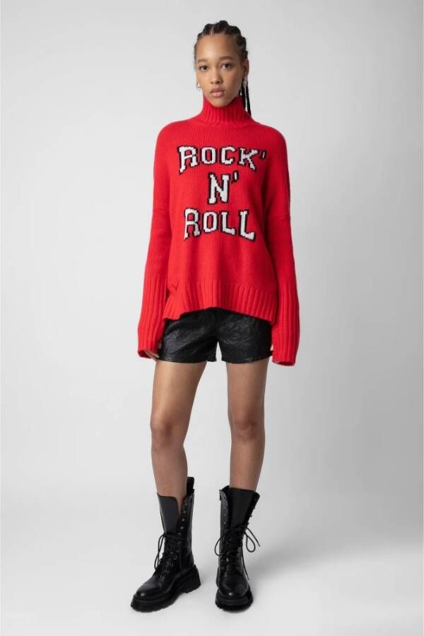 Zadig&Voltaire Intarsia trui Rood - Foto 4